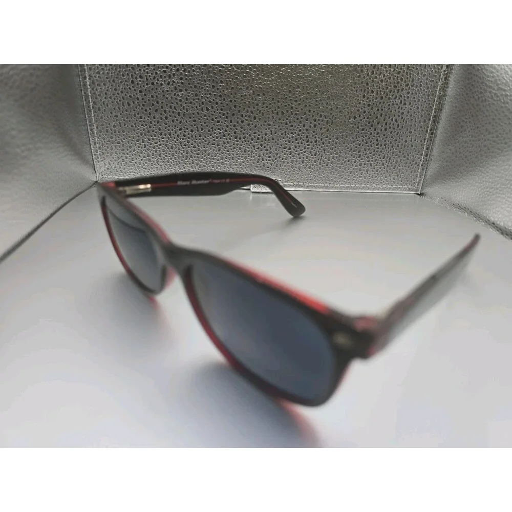 Marc Hunter 7924 Shiny Black & Red Tortoise Men’s Square Sunglasses 55-17-140